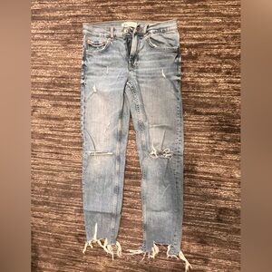 Zara jeans slim boyfriend size 2